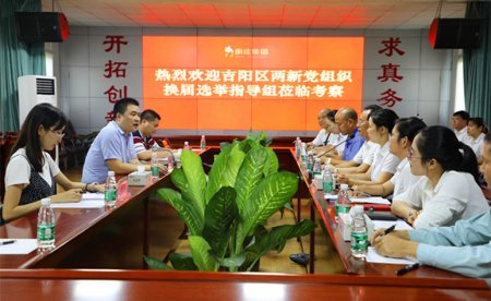 吉陽(yáng)區兩新黨組織換屆選舉第三指導組對我新一屆支委會(huì )候選人進(jìn)行考察調研
